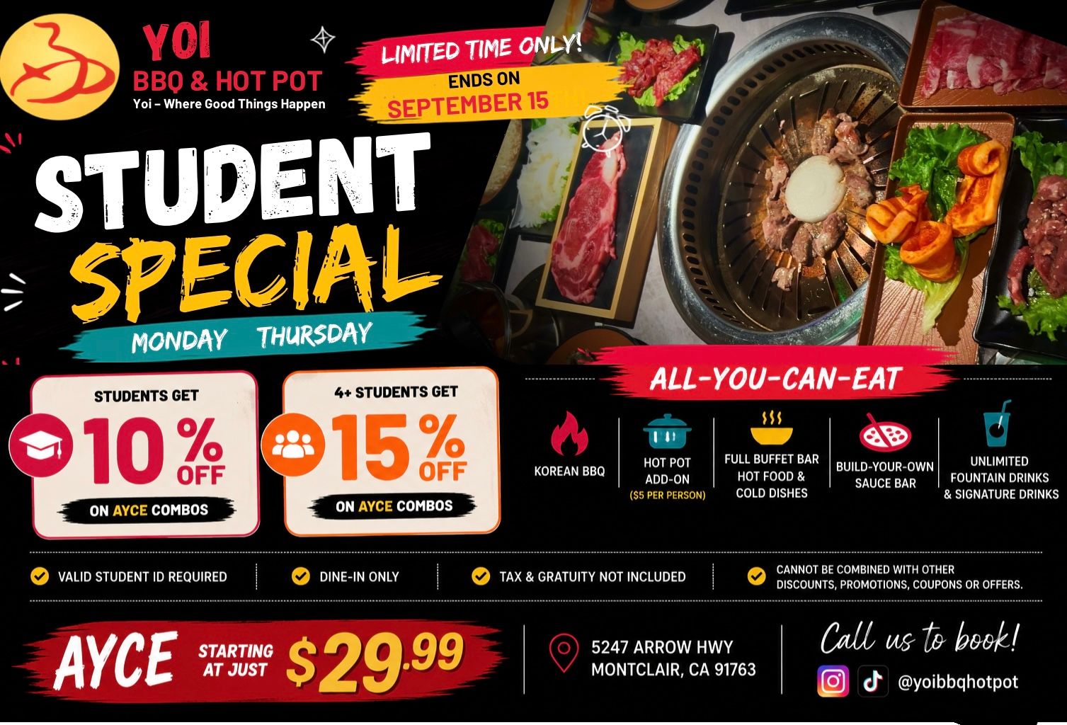STUDENT SPECIAL PROMOTION