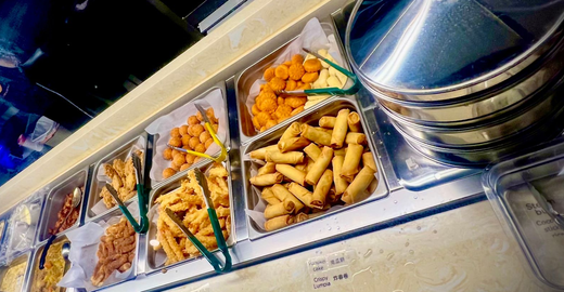 Unlimited food and appetizer bar at YOI BBQ & Hot Pot in Montclair CA