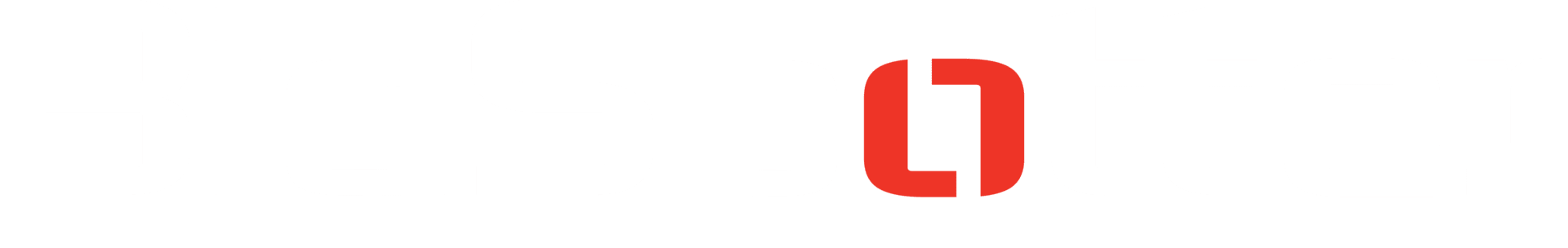 Red stylized letter 