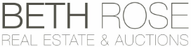 Beth Rose Real Estate & Auctions logo.