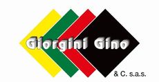 Logo con rombi sovrapposti gialli, verdi, rossi e neri e la scritta &ldquo;Giorgini Gino & C. sas&rdquo;