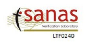 The sanas verification laboratory logo is shown on a white background