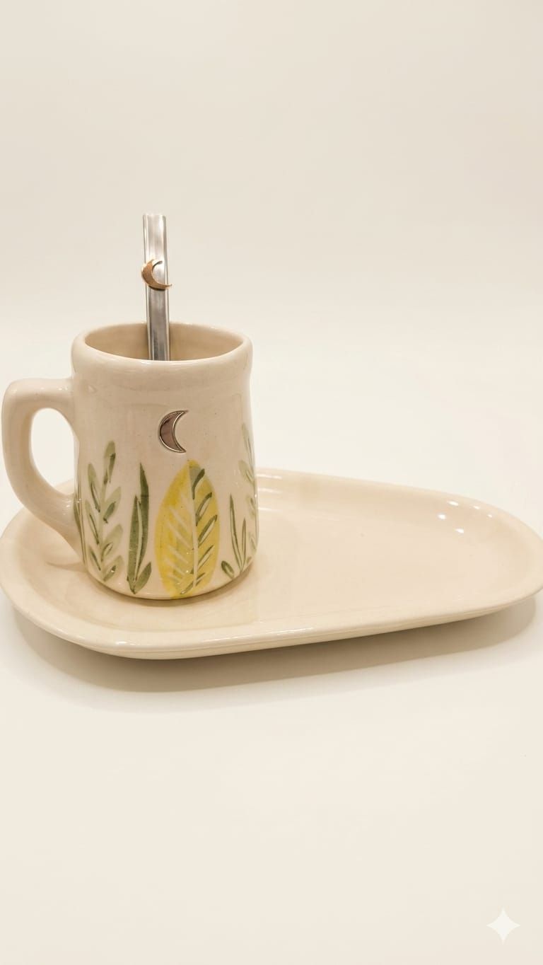 Mate Luna y Bandeja Ovalada