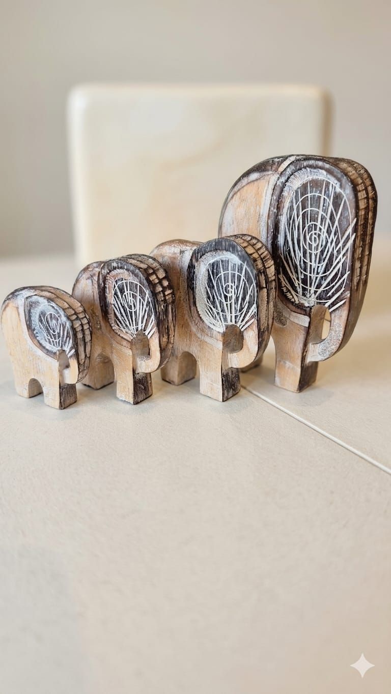 Elefantes de Madera