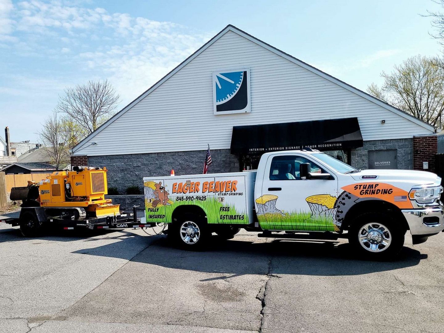 Eager Beaver Stump Grinding equipments