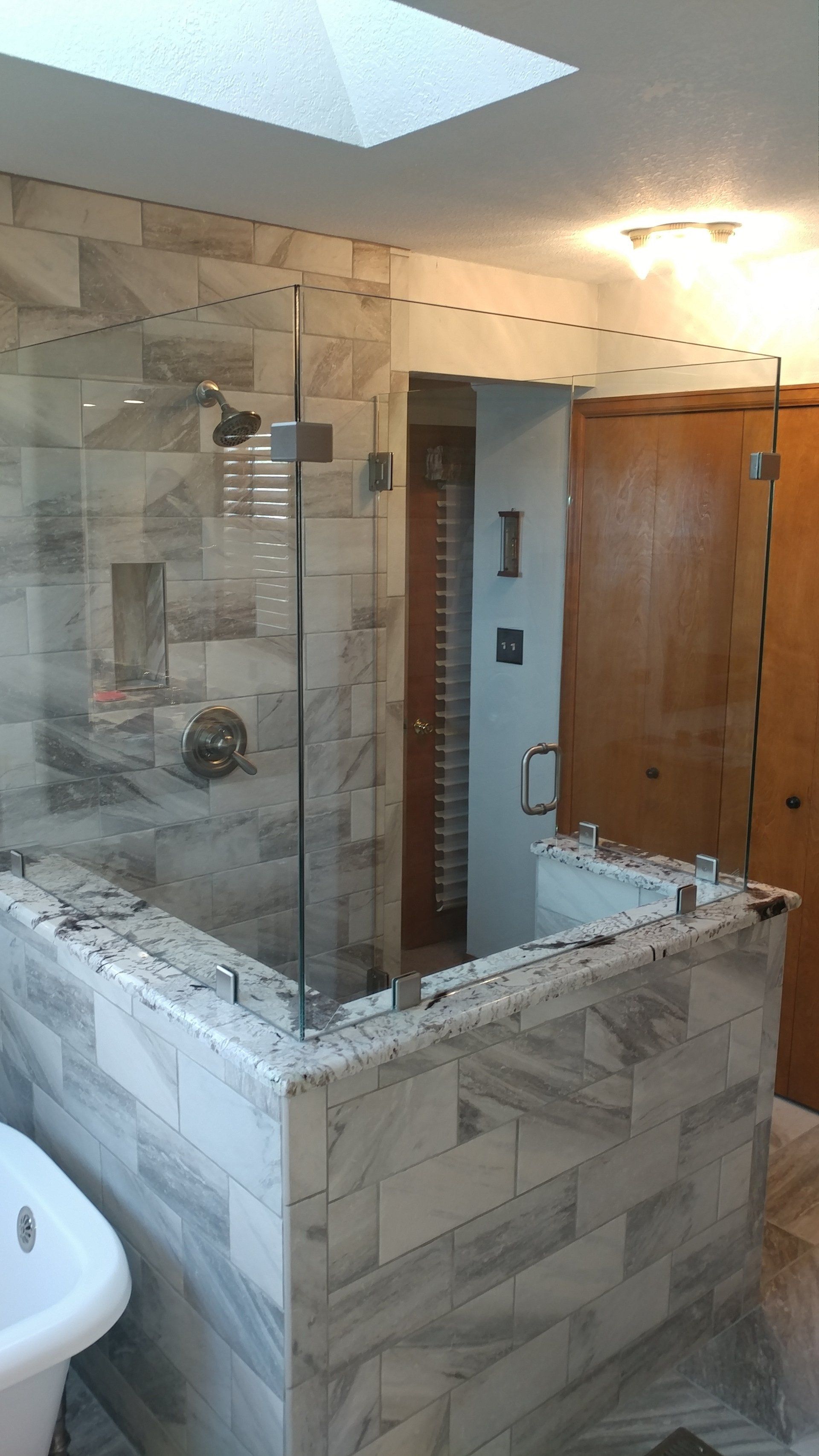 Bathroom Glass Installation — Pueblo, Co — Mountain West Glass Inc.