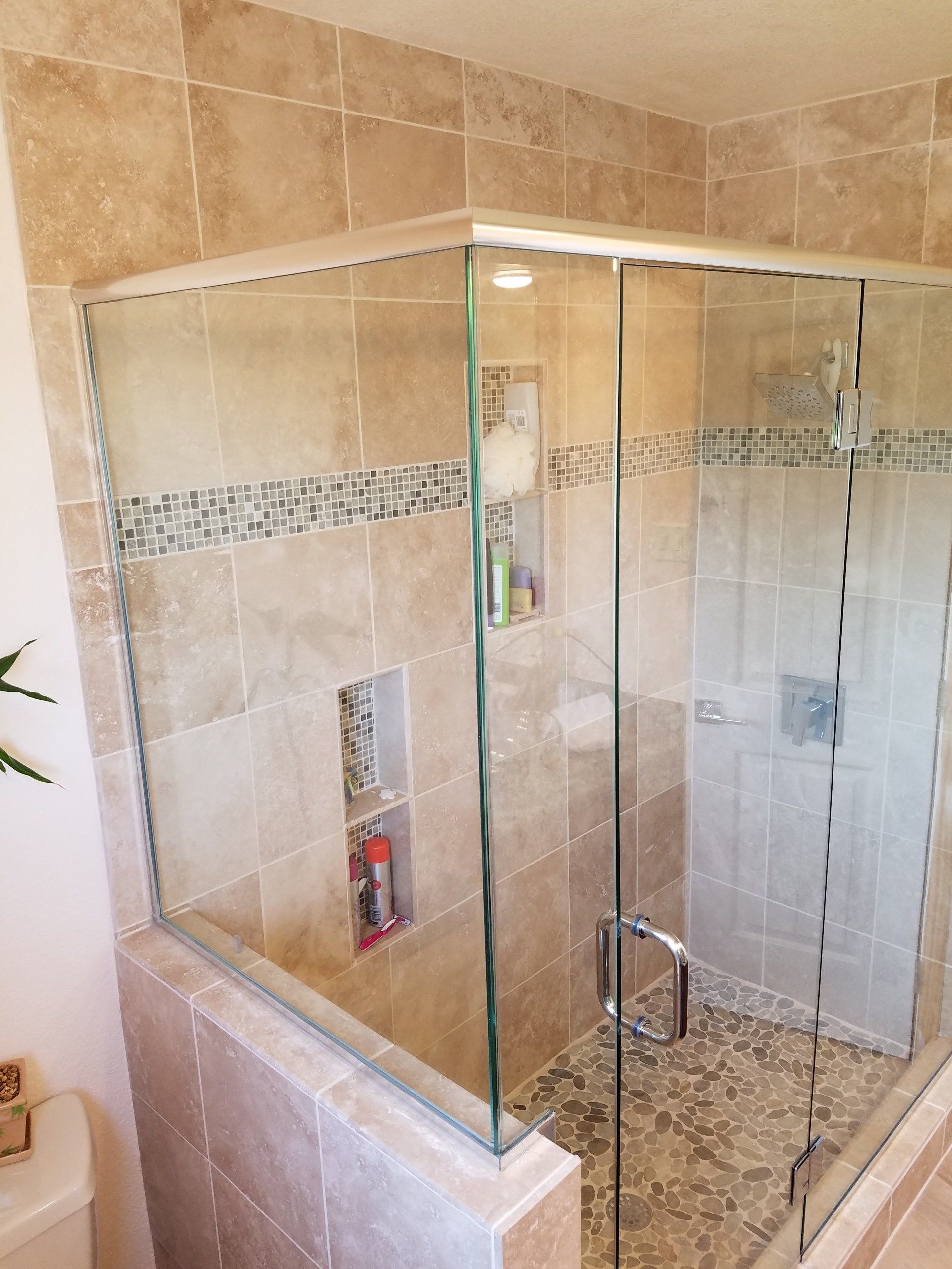 Frameless Bathroom Glass Wall — Pueblo, Co — Mountain West Glass Inc.
