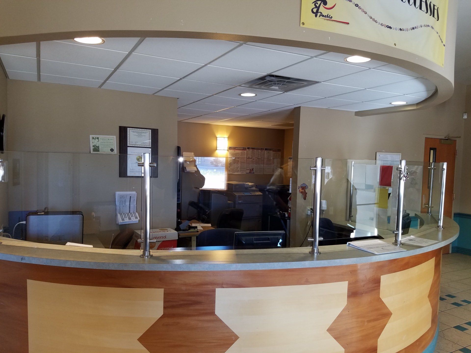 Curved Glass Partition — Pueblo, Co — Mountain West Glass Inc.