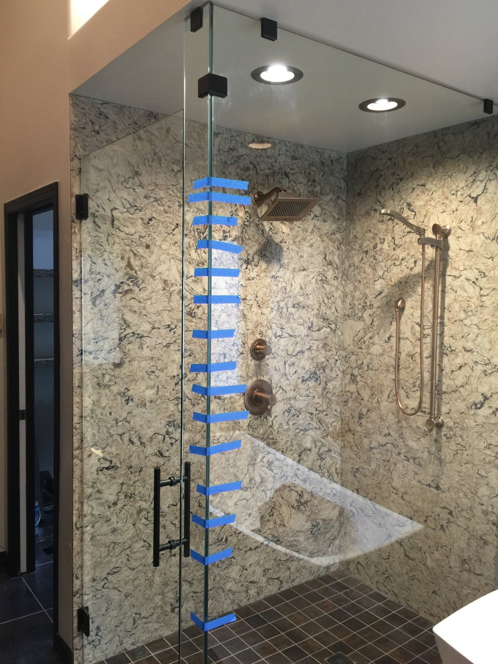 New Bathroom Design — Pueblo, Co — Mountain West Glass Inc.