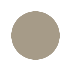 A white circle with a gray border on a white background.