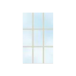 A picture of a window with a grid of squares on a white background.