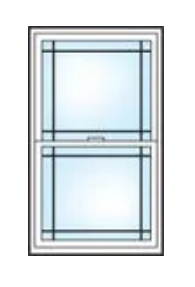 A picture of a window with a white frame and a clear glass window.