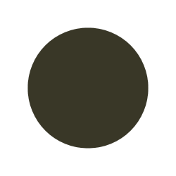 A black circle on a white background.