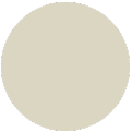 A white circle on a white background.