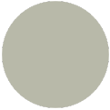 A white circle on a white background.