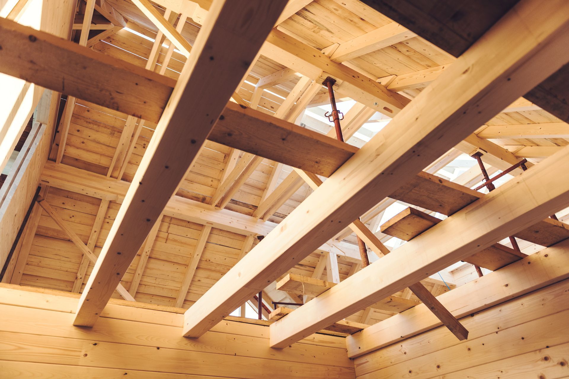 House Under Construction with Wooden Frames | Melbourne, VIC | Owen Truss Pty Ltd