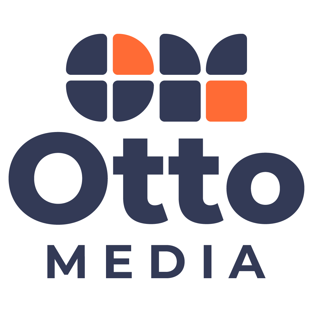 The word otto is written in red letters on a white background.