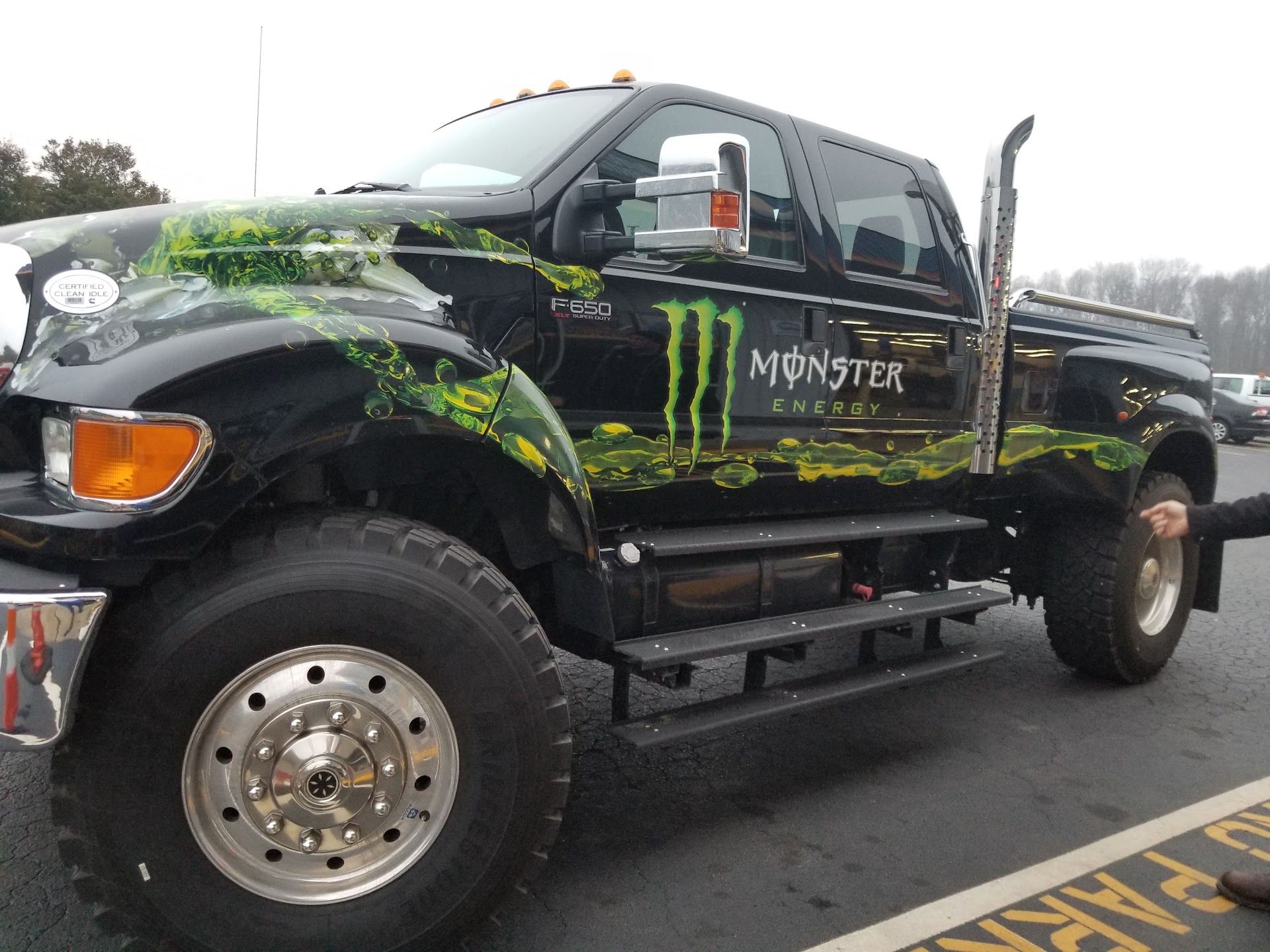 Lifted Custom Truck With Monster Energy Graphics | Belhaven Tire And Auto
