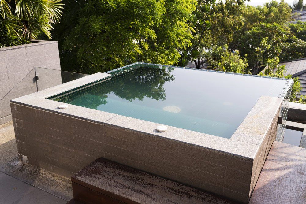 Luxury Infinity Spa — Quality Swimming Pools in Coolangatta, QLD
