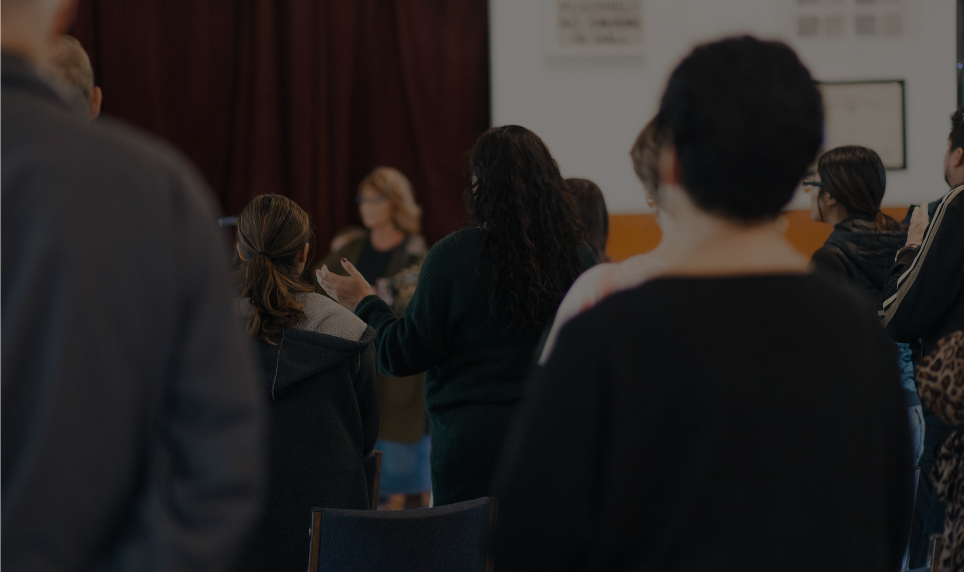 Congregation in Worship