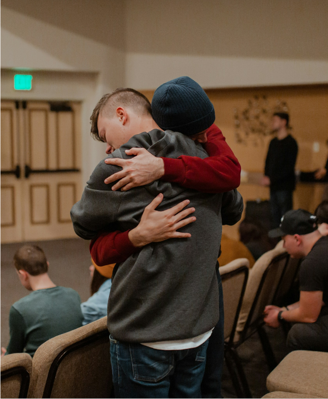 Congregation Hugging | Puyallup Wa