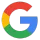 The Google logo, featuring the letter G in blue, red, yellow, and green.