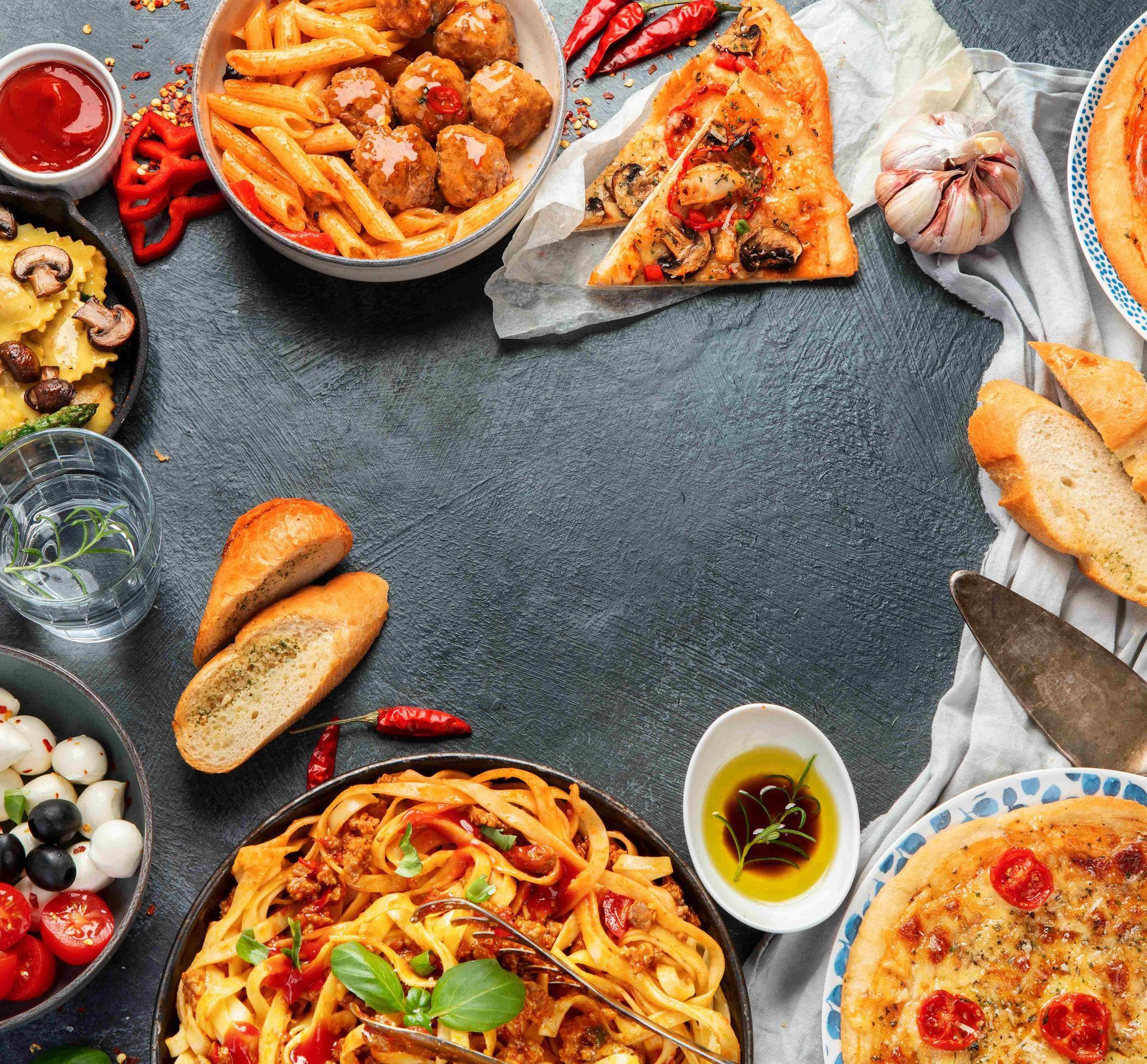Food photography image of Italian food