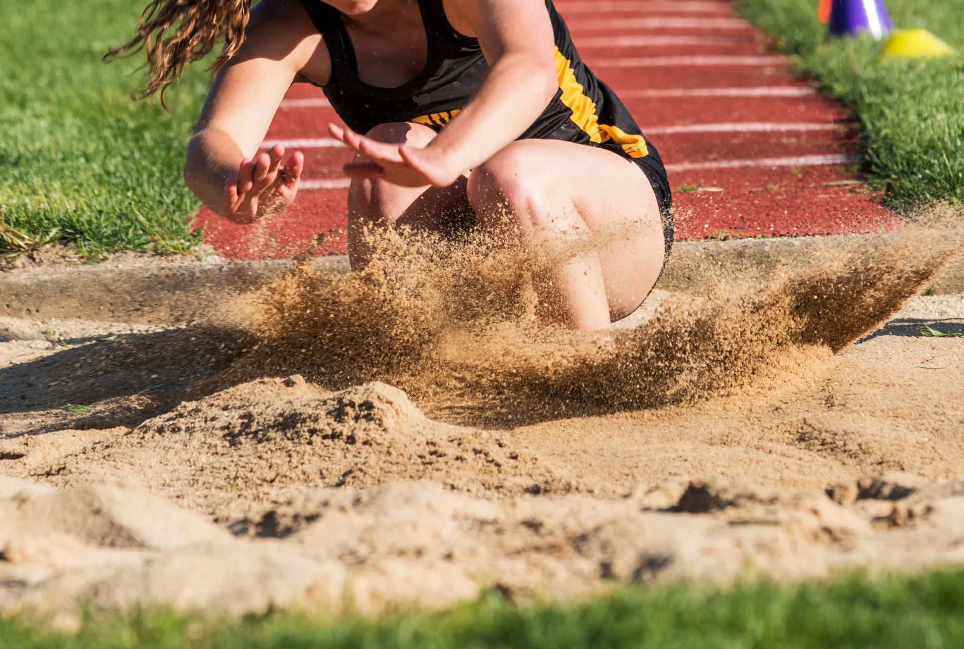 Female track star photograph