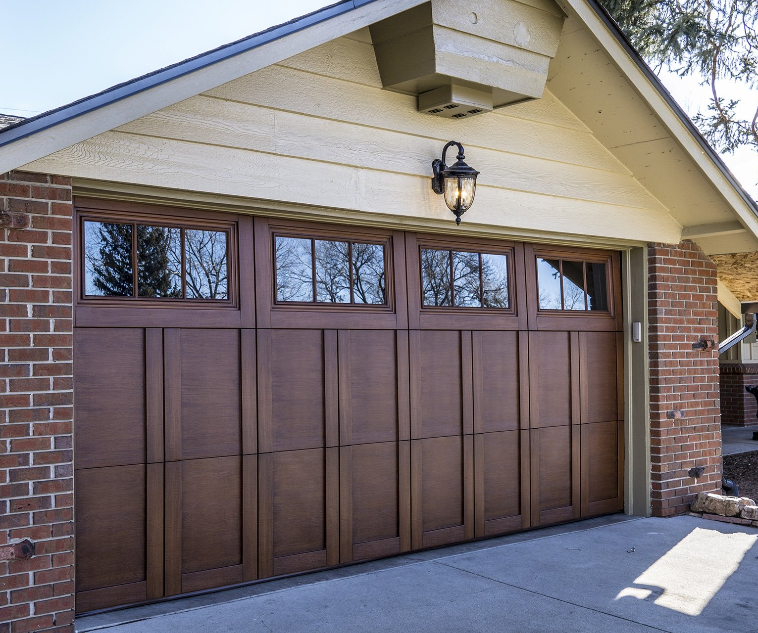 Repaired garage door in Humble, TX
