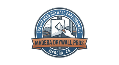 Experienced Drywall Professionals logo banner in madera ca