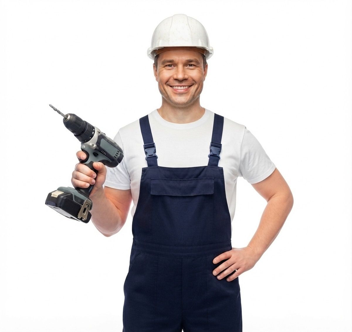 Drywall repair specialist working on a damaged wall in Madera, ca