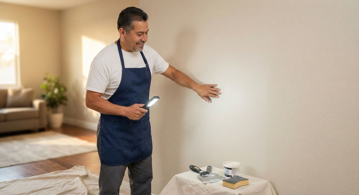 Recent water-damaged drywall restoration project in Madera, CA