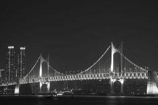 Gwangan Bridge at night