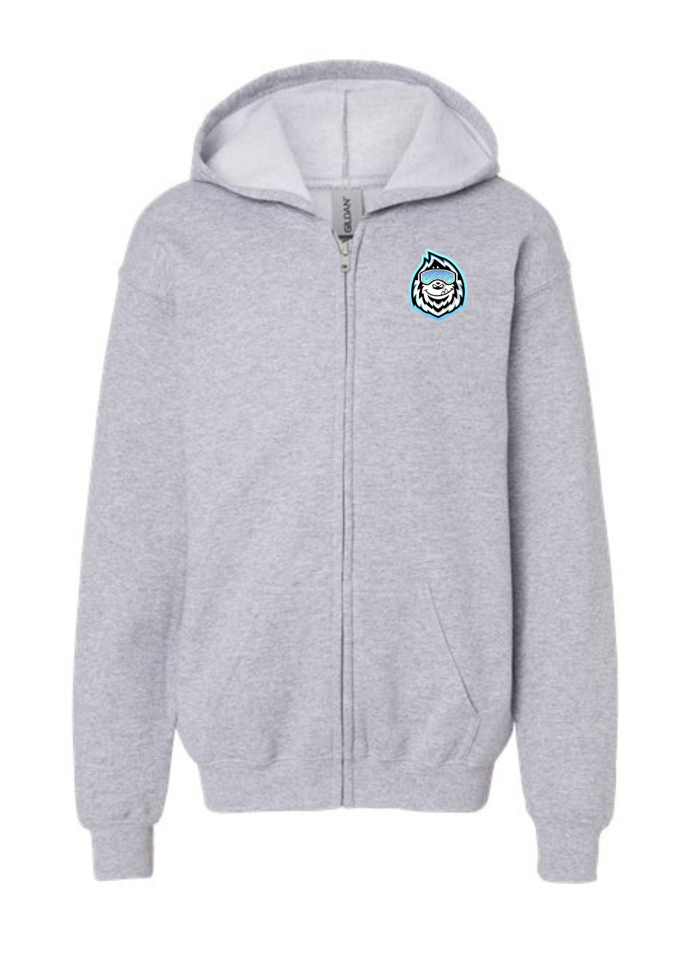 Adult - Grey Zip up Jacket