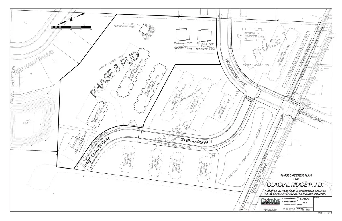 Plot Map Glacial Ridge