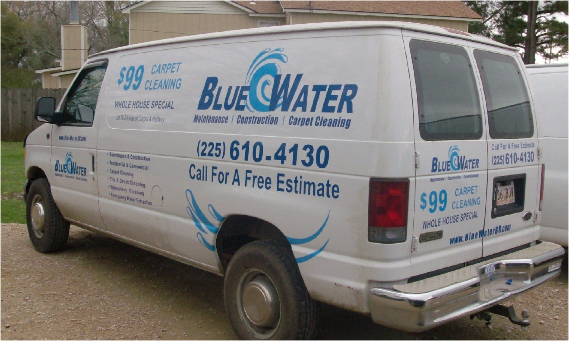 White van with 