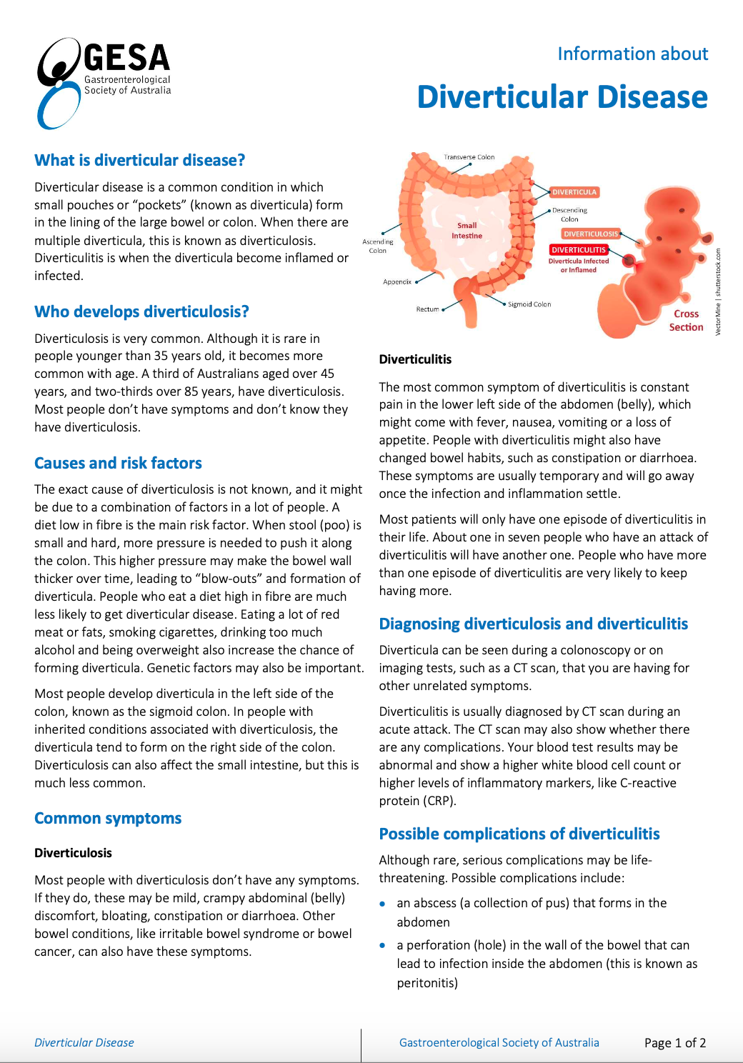 Diverticular Disease Sydney