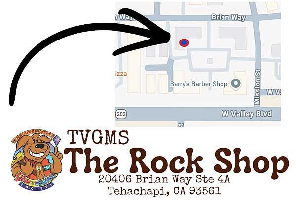 The Rock Shop Map