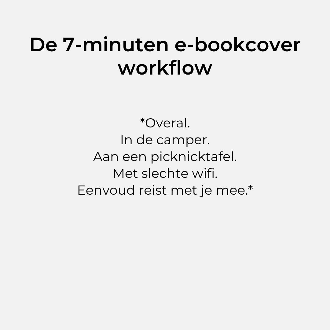 Minimalistische Nederlandse tekstposter op een witte achtergrond met de titel
