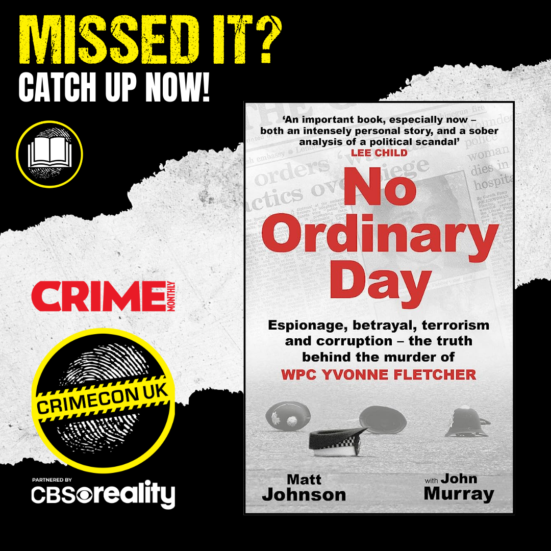 Matt Johnson and John Murray talk about their book live on instagram - CrimeCon UK