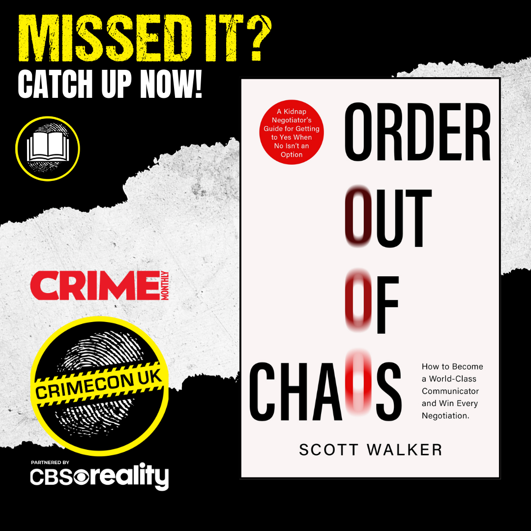 Scott Walker talks about his book live on instagram - CrimeCon UK