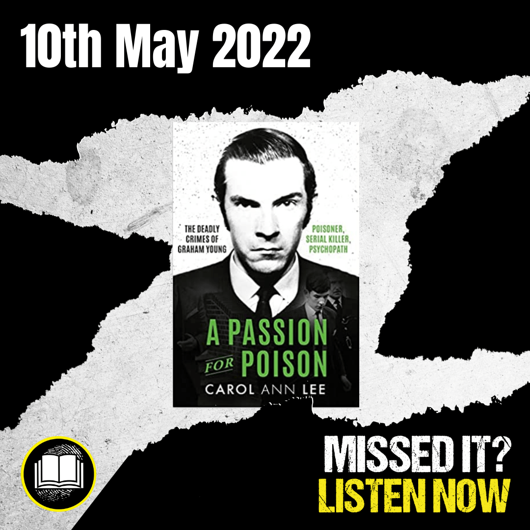 Carol Ann Lee talks about her book live on instagram - CrimeCon UK