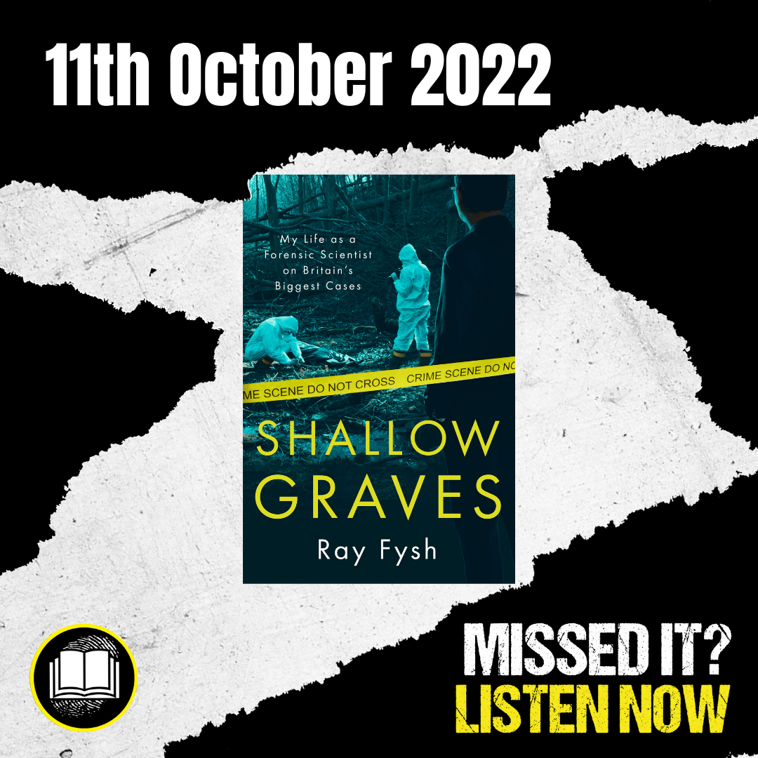 Ray Fysh talks about his book live on instagram - CrimeCon UK