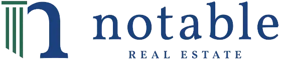 Logo for Notable Real Estate: a blue 