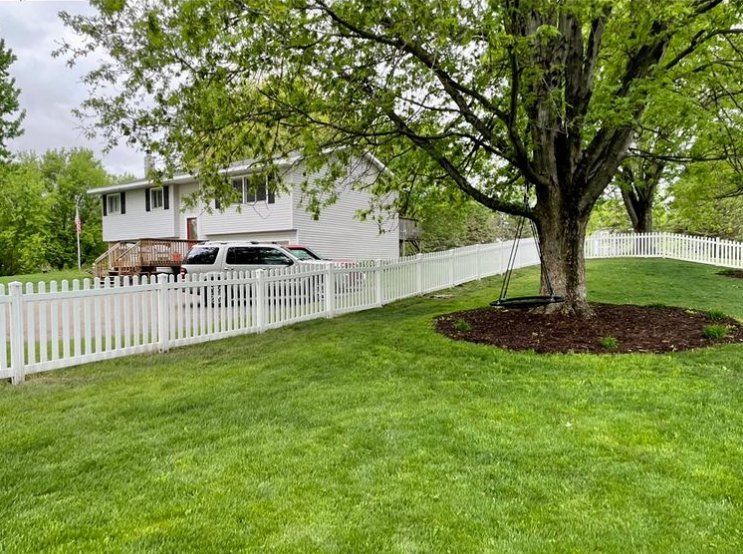 Metal fence installation in Belleville