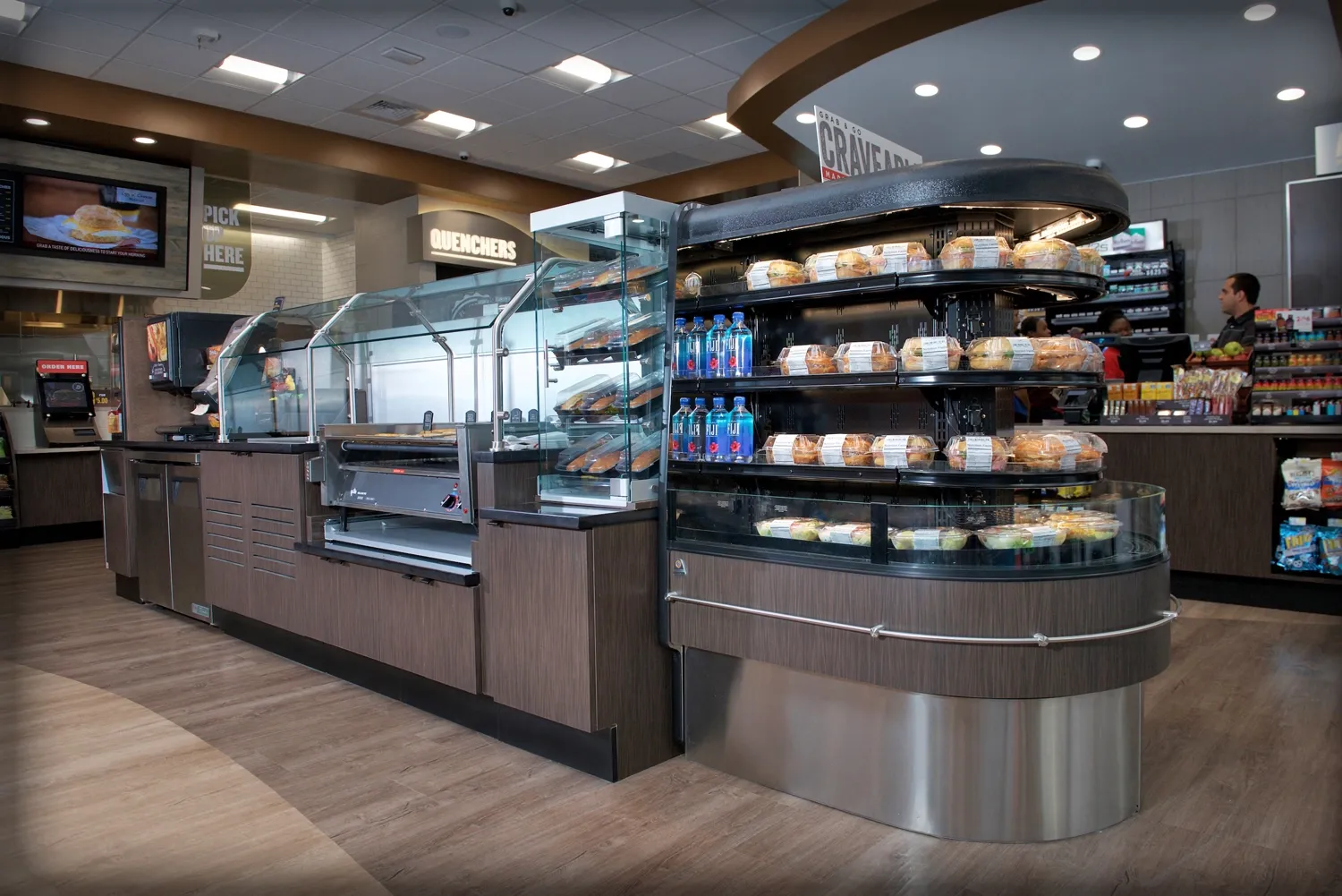 C-STORE EQUIPMENT: convenience-store-cabinets-and-fixtures-for-cold-items-in-open-display-case