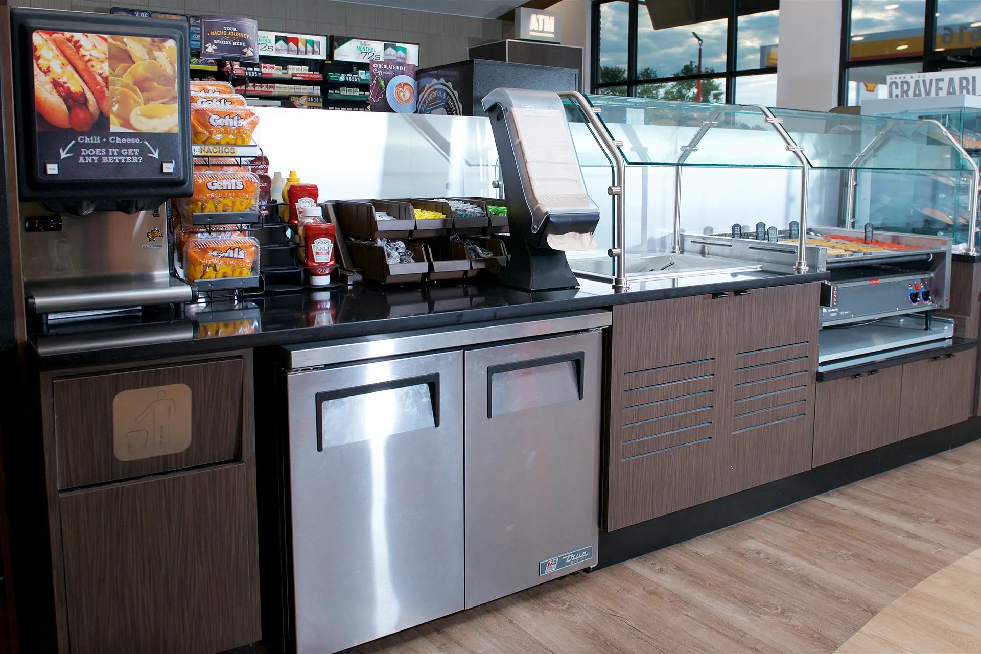 C-Store Equipment: convenience-store-hot-food-display-and-disposal-bins