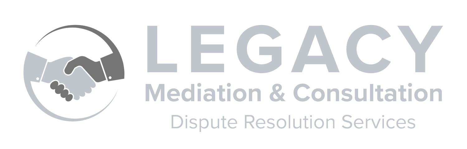 The logo for legacy mediation and consultation dispute resolution services