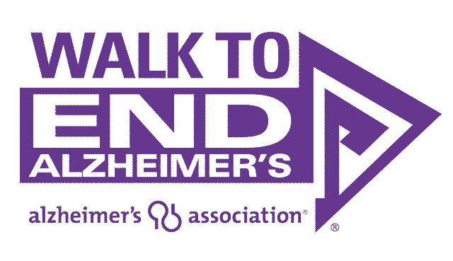 The logo for walk to end alzheimer 's alzheimer 's association