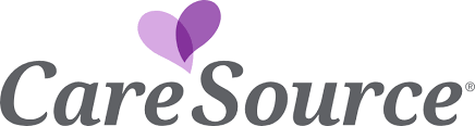 CareSource logo: purple heart above the words "CareSource".
